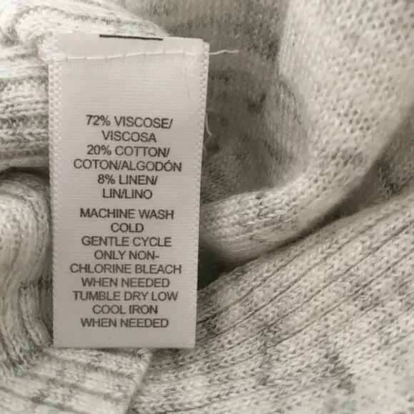 Lou & Grey Light Gray Ribside Boatneck Sweater Top - Picture 15 of 16